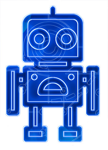 digital robot illustration