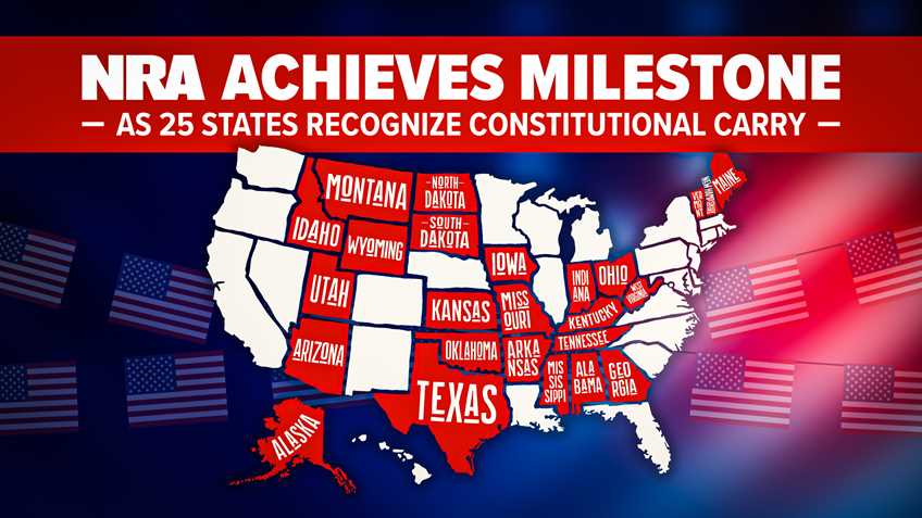 What 25 States Have Constitutional Carry Laws